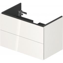 Duravit L-Cube szafka 82 cm podumywalkowa wisząca biały połysk LC624102222