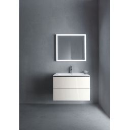Duravit L-Cube szafka 82 cm podumywalkowa wisząca biały połysk LC624102222
