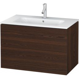 Duravit L-Cube szafka 82 cm podumywalkowa wisząca orzech szczotkowany LC624106969