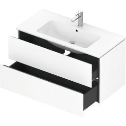 Duravit L-Cube szafka 102 cm podumywalkowa wisząca biały mat LC624201818