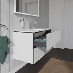 Duravit L-Cube szafka 102 cm podumywalkowa wisząca biały mat LC624201818