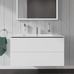 Duravit L-Cube szafka 102 cm podumywalkowa wisząca biały połysk LC624202222