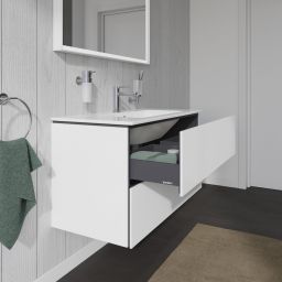 Duravit L-Cube szafka 102 cm podumywalkowa wisząca biały połysk LC624202222