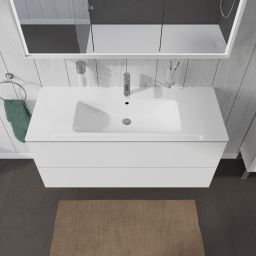 Duravit L-Cube szafka 122 cm podumywalkowa wisząca biały mat LC624301818