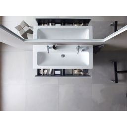 Duravit L-Cube szafka 122 cm podumywalkowa wisząca biały mat LC624301818