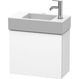 Duravit L-Cube szafka 48 cm podumywalkowa wisząca prawy biały mat LC6246R1818