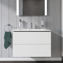 Duravit L-Cube szafka 80 cm podumywalkowa wisząca biały mat LC625701818