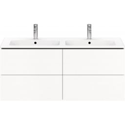 Duravit L-Cube szafka 129 cm podumywalkowa wisząca biały mat LC625801818