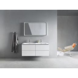 Duravit L-Cube szafka 129 cm podumywalkowa wisząca biały mat LC625901818