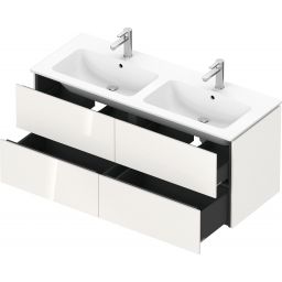 Duravit L-Cube szafka 129 cm podumywalkowa wisząca biały wysoki połysk LC625902222