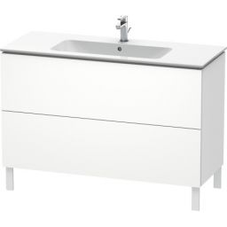 Duravit L-Cube szafka 122 cm podumywalkowa stojąca biały mat LC662801818