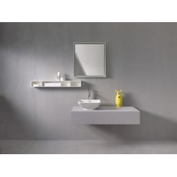 Duravit L-Cube lustro 65x70 cm z oświetleniem LED biały mat LC738000000