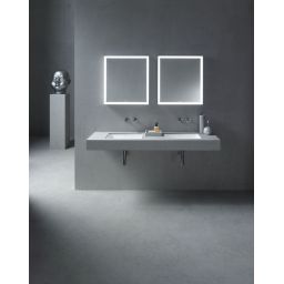 Duravit L-Cube lustro 65x70 cm z oświetleniem LED biały mat LC738000000
