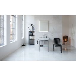 Duravit L-Cube lustro 65x70 cm z oświetleniem LED biały mat LC738000000