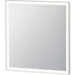 Duravit L-Cube lustro 65x70 cm z oświetleniem LED biały mat LC738000000