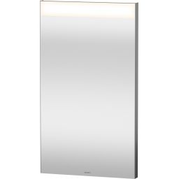Duravit D-Neo lustro 40x70 cm prostokątne z oświetleniem srebrny LM7834000000000