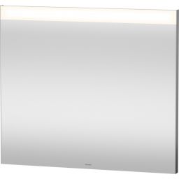 Duravit D-Neo lustro 80x70 cm prostokątne z oświetleniem srebrny LM7836000000000
