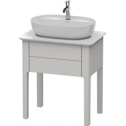 Duravit Luv szafka 65 cm podumywalkowa biały nordic satynowy mat LU956003939