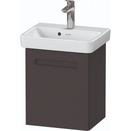 Duravit No.1 szafka 39 cm podumywalkowa wisząca prawa grafit mat N14266R49490000