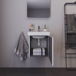 Duravit No.1 szafka 44 cm podumywalkowa wisząca lewa biały mat N14267L18180000