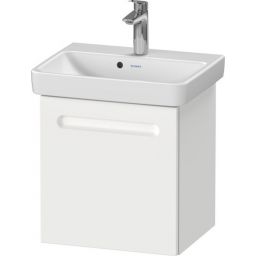 Duravit No.1 szafka 44 cm podumywalkowa wisząca lewa biały mat N14267L18180000