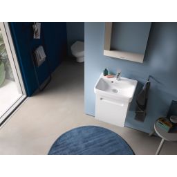 Duravit No.1 szafka 44 cm podumywalkowa wisząca prawa biały mat N14267R18180000