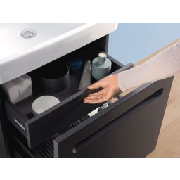 Duravit No.1 szafka 49 cm podumywalkowa wisząca grafit mat N14380049490000