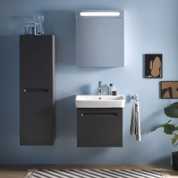 Duravit No.1 szafka 54 cm podumywalkowa wisząca grafit mat N14381049490000