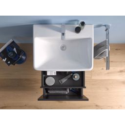 Duravit No.1 szafka 54 cm podumywalkowa wisząca grafit mat N14381049490000