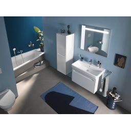 Duravit No.1 szafka 74 cm podumywalkowa wisząca biały mat N14383018180000