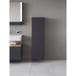 Duravit Qatego szafka 40 cm półwysoka wisząca prawa grafitowy mat QA1345R49490000