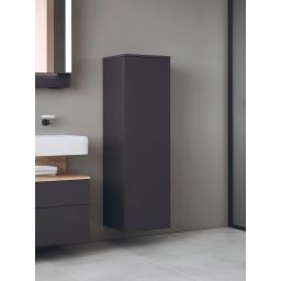 Duravit Qatego szafka 40 cm półwysoka wisząca prawa grafitowy mat QA1345R49490000