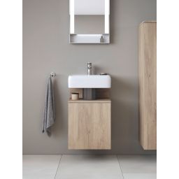 Duravit Qatego szafka 44 cm podumywalkowa wisząca dąb marmurkowy mat QA4076R55550000