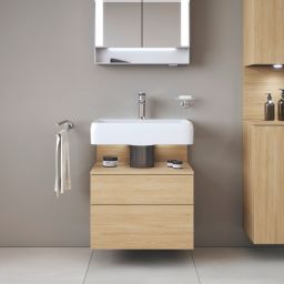 Duravit Qatego szafka 60 cm podumywalkowa wisząca dąb naturalny mat QA4393030300010
