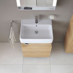 Duravit Qatego szafka 60 cm podumywalkowa wisząca dąb naturalny mat QA4393030300010