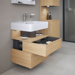 Duravit Qatego szafka 60 cm podumywalkowa wisząca dąb naturalny mat QA4393030300010