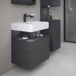 Duravit Qatego szafka 60 cm podumywalkowa wisząca grafit mat QA4393049490010