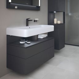 Duravit Qatego szafka 100 cm podumywalkowa wisząca grafit mat QA4395049490010
