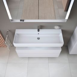 Duravit Qatego szafka 120 cm podumywalkowa wisząca biały mat QA4396018180010