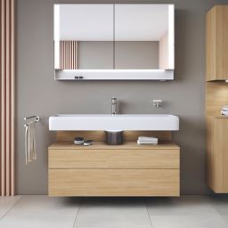Duravit Qatego szafka 120 cm podumywalkowa wisząca dąb naturalny mat QA4396030300010