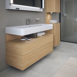 Duravit Qatego szafka 120 cm podumywalkowa wisząca dąb naturalny mat QA4396030300010