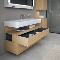 Duravit Qatego szafka 120 cm podumywalkowa wisząca dąb naturalny mat QA4396030300010
