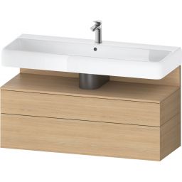 Duravit Qatego szafka 120 cm podumywalkowa wisząca dąb naturalny mat QA4396030300010