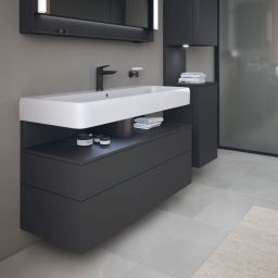Duravit Qatego szafka 120 cm podumywalkowa wisząca grafit mat QA4396049490010