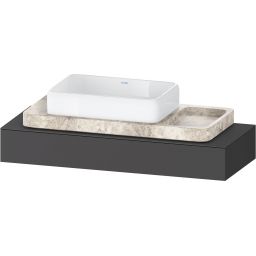 Duravit Qatego konsola podumywalkowa 120x47x17 cm grafitowa QA4699049490000