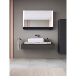 Duravit Qatego konsola podumywalkowa 120x47x17 cm grafitowa QA4699049490000