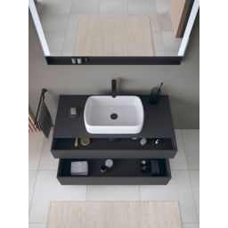 Duravit Qatego szafka 120 cm podumywalkowa wisząca grafit mat QA4732049490010