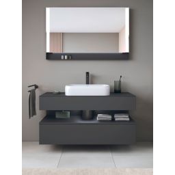 Duravit Qatego szafka 120 cm podumywalkowa wisząca grafit mat QA4732049490010