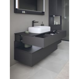 Duravit Qatego szafka 120 cm podumywalkowa wisząca grafit mat QA4732049490010