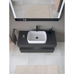 Duravit Qatego szafka 120 cm podumywalkowa wisząca grafit mat QA4732049490010